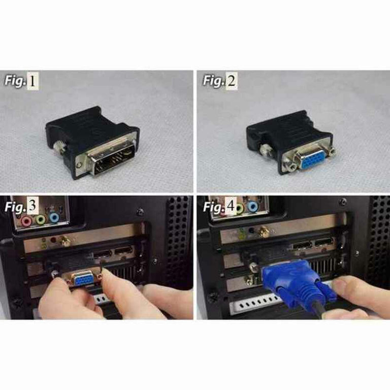 Ewent EC1250 DVI-auf-VGA-Adapter