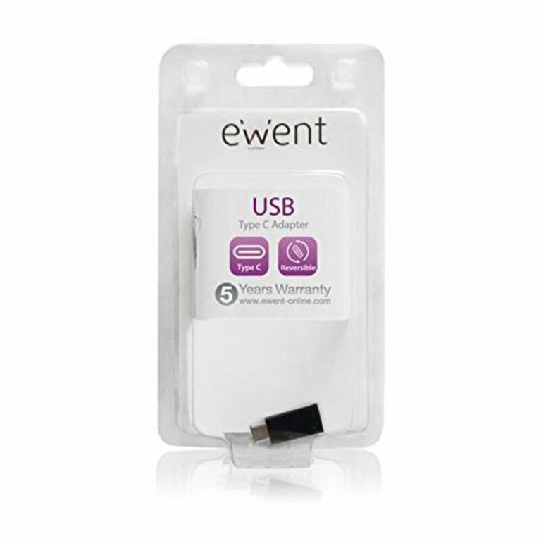 USB-C-auf-Micro-USB-2.0-Adapter Ewent EW9645 5V Schwarz