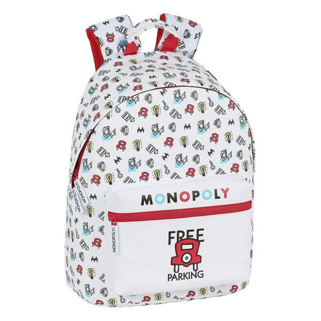 <transcy>Sac à dos pour ordinateur portable Monopoly 14,1 '' Blanc</transcy>