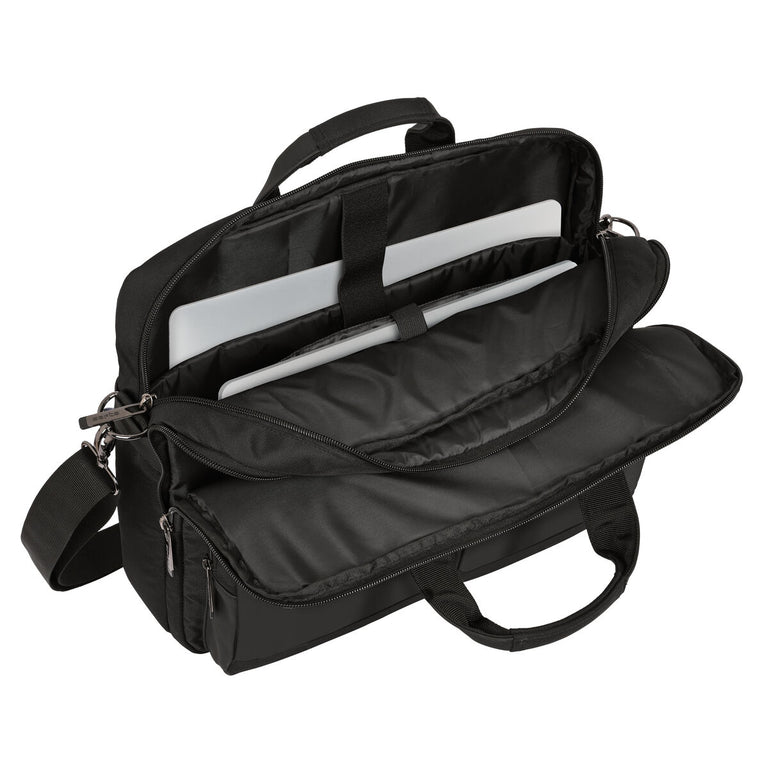 Maletín para Portátil y Tablet Safta Business USB Negro (41 x 33 x 9 cm)