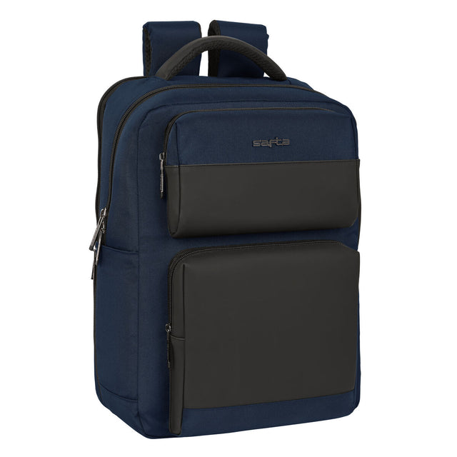 Safta Business Laptop-Rucksack 15,6'' Dunkelblau (31 x 44 x 13 cm)