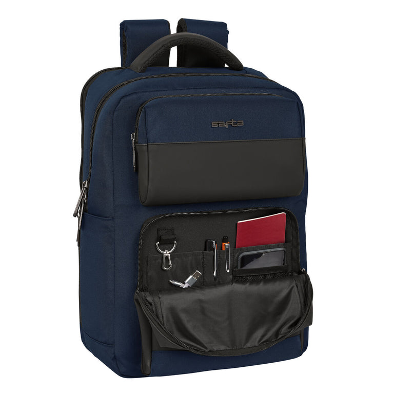 Mochila para Portátil Safta Business 15,6'' Azul oscuro (31 x 44 x 13 cm)