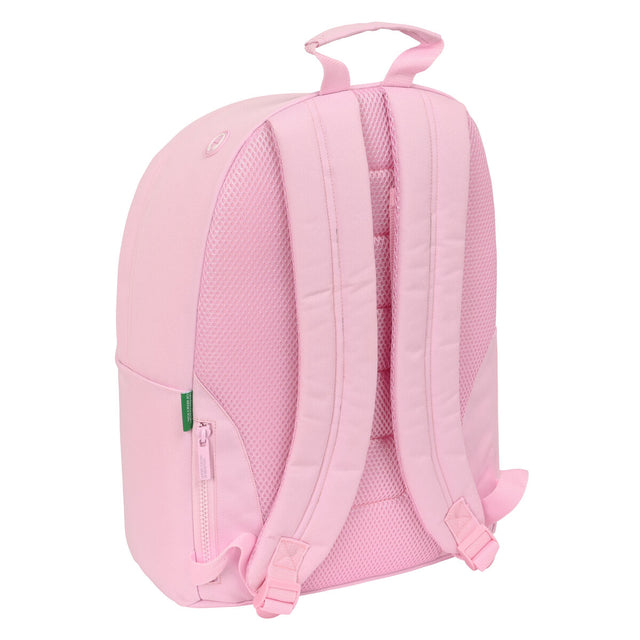 Mochila para Portátil Benetton  benetton  Rosa (31 x 41 x 16 cm)