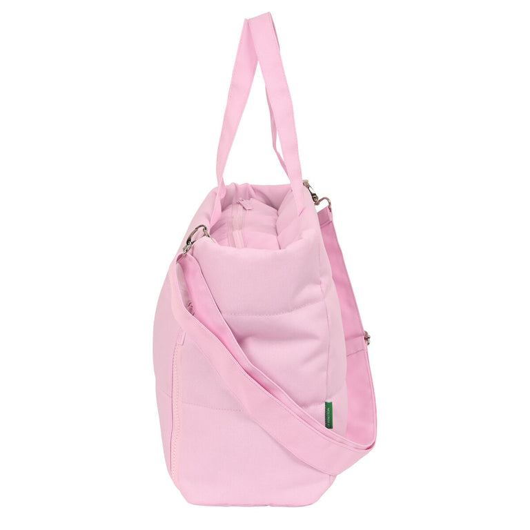 Benetton Pink Laptop-Aktentasche Hellrosa (54 x 31 x 17 cm)