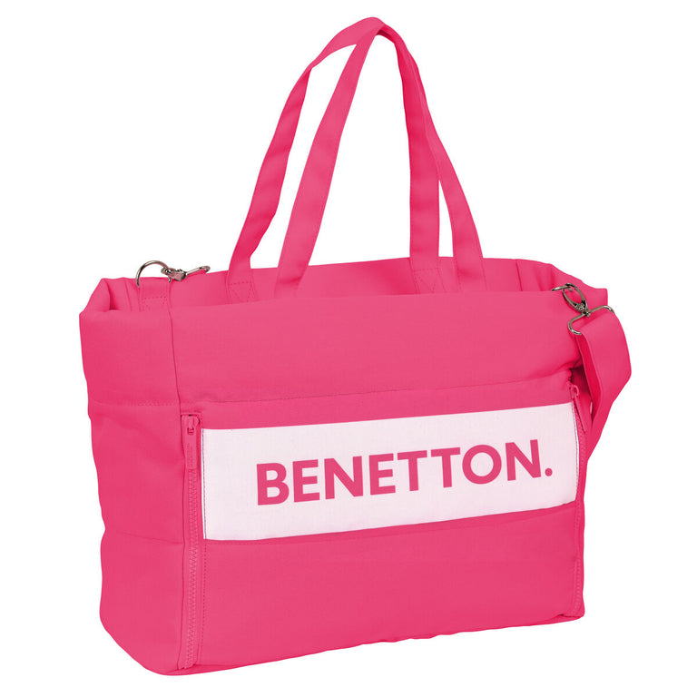 Benetton Raspberry Fuchsia Laptop-Aktentasche (54 x 31 x 17 cm)