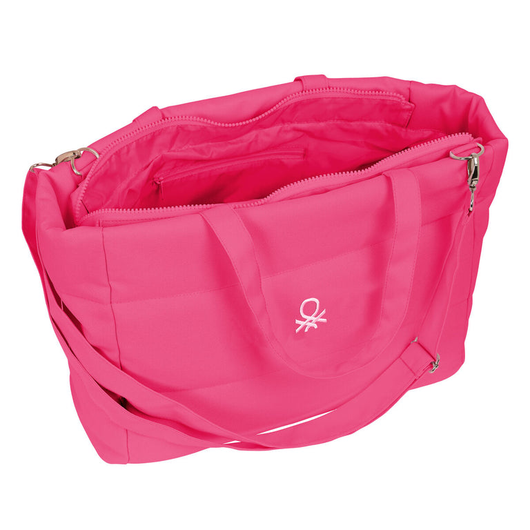 Benetton Raspberry Fuchsia Laptop-Aktentasche (54 x 31 x 17 cm)