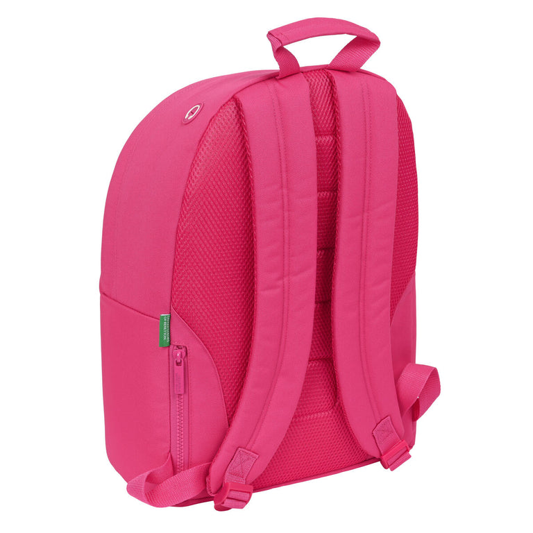 Laptop-Rucksack Benetton benetton Fuchsia (31 x 41 x 16 cm)