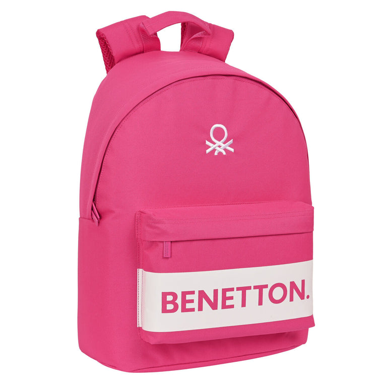 Laptop-Rucksack Benetton benetton Fuchsia (31 x 41 x 16 cm)