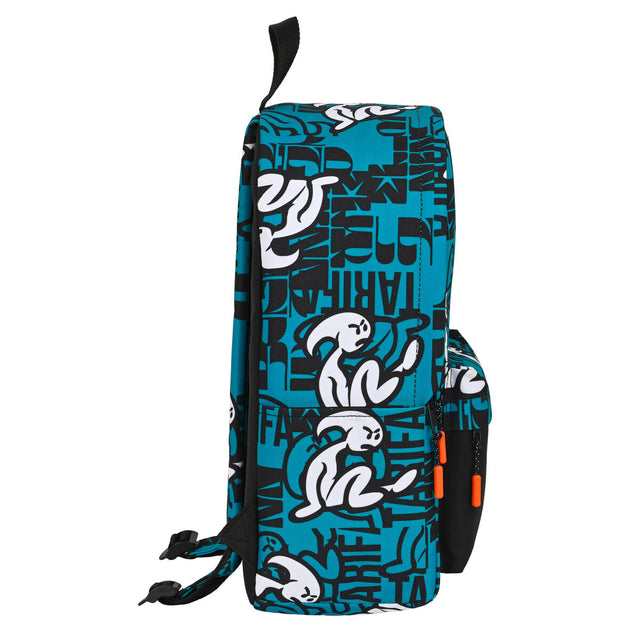 Laptop-Rucksack El Niño el Niño Schwarz Blau (31 x 40 x 16 cm)