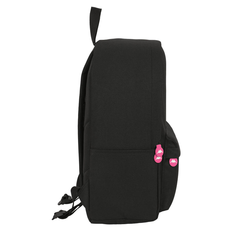 Kappa kappa Laptop-Rucksack Schwarz (31 x 40 x 16 cm)