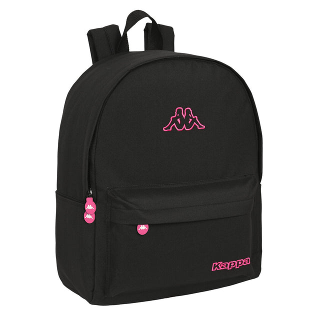 Kappa kappa Laptop-Rucksack Schwarz (31 x 40 x 16 cm)