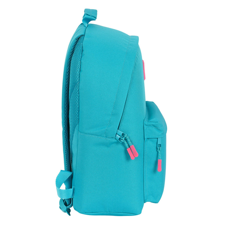 Türkisfarbener Munich Munich Basic Laptop-Rucksack (31 x 41 x 16 cm)