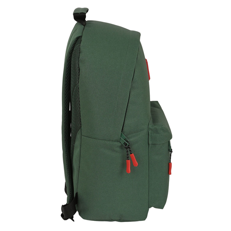 Rucksack für Laptop Munich Munich Basics Grün (31 x 41 x 16 cm)