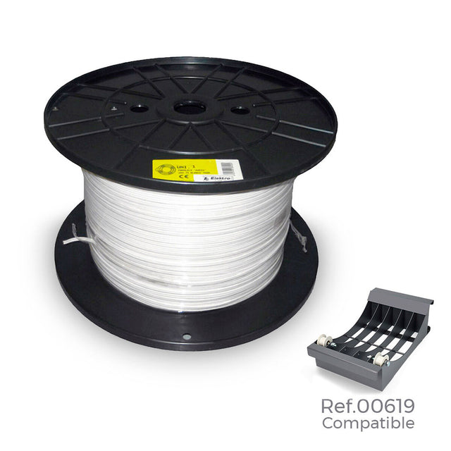 Cable de Interfaz Paralelo EDM 28916 2 x 0,75 mm Blanco 700 m Ø 400 x 200 mm