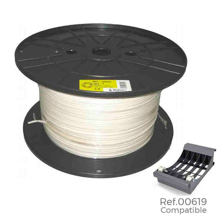 Cable de Interfaz Paralelo EDM 28960 2 x 1 mm Blanco 400 m Ø 400 x 200 mm