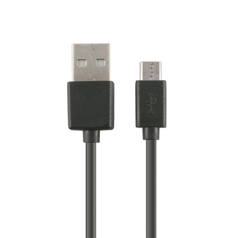 Cable KSIX BXCUSB01 Micro USB 1 m Negro