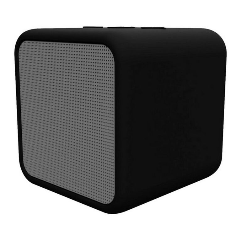 Altavoz Bluetooth Inalámbrico Kubic Box KSIX 300 mAh 5W Negro