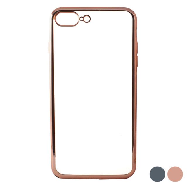 Funda para Móvil Iphone 7 Plus/8 Plus KSIX Flex Metal TPU Flexible