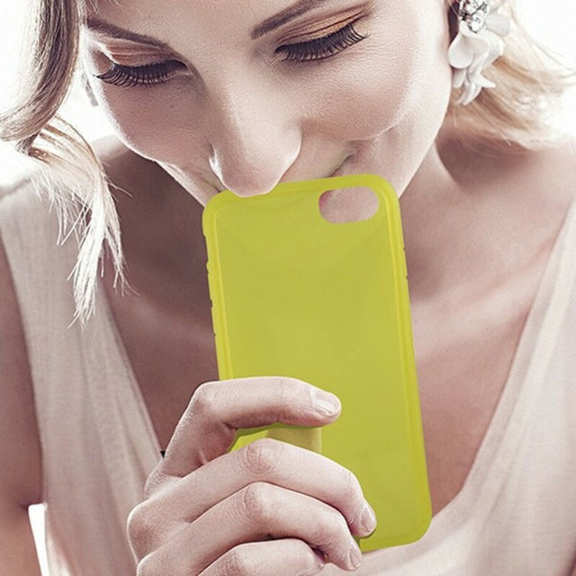 Funda para Móvil KSIX IPHONE 8, 7, 6, 6S SE 2020 Amarillo