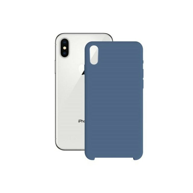 Funda para Móvil iPhone X/XS KSIX Soft Azul