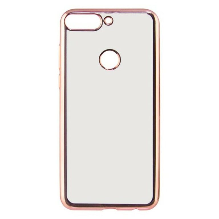 Funda para Móvil Huawei Y7 2018 KSIX Flex Metal TPU Flexible