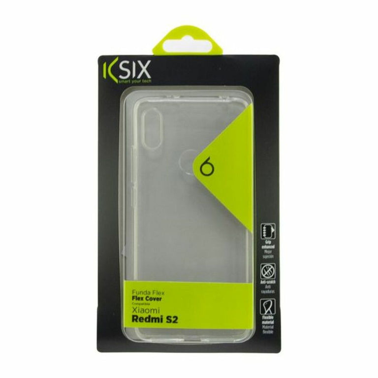 <transcy>Coque Mobile Xiaomi Redmi Note S2 KSIX Flex TPU Transparente</transcy>