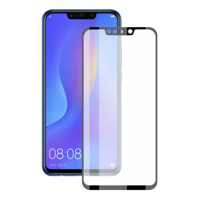 Protector de Pantalla Cristal Templado Curvo Huawei Mate 20 Pro KSIX 3D Negro