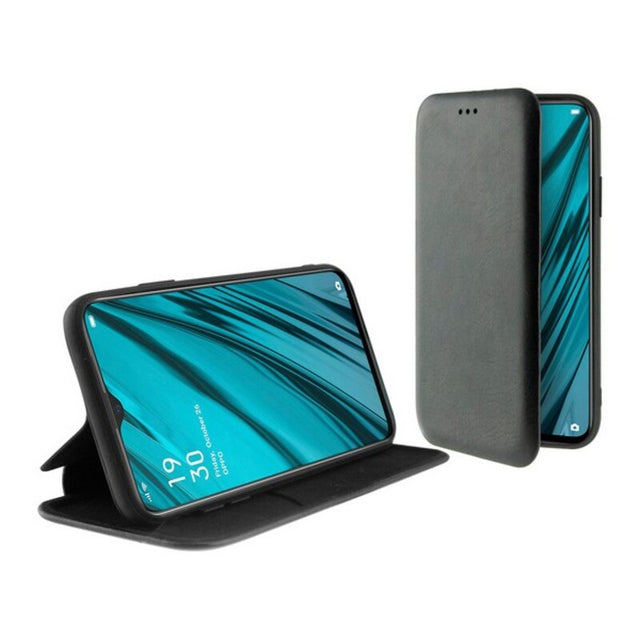 Funda Folio para Móvil Oppo A9/A5 2020 KSIX Standing Negro