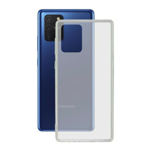 Funda para Móvil Samsung Galaxy A91/s10 Lite KSIX Flex TPU Transparente