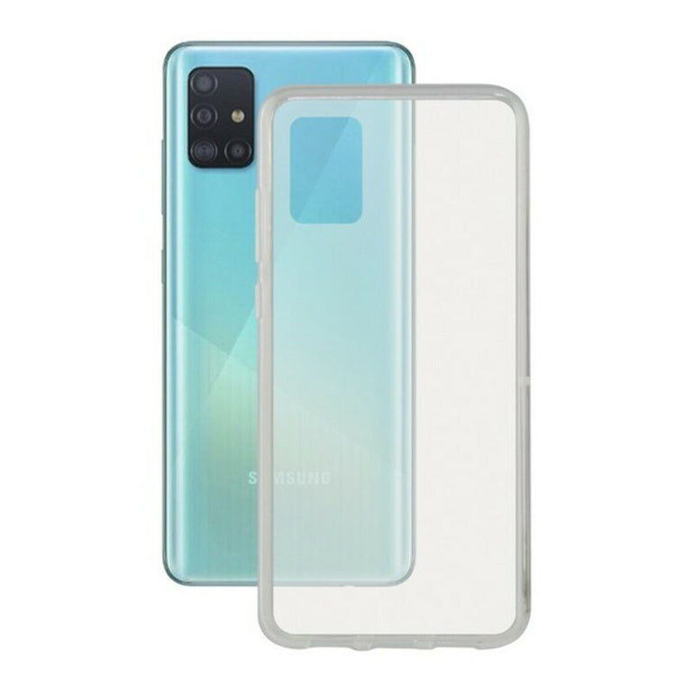 <transcy>Coque Mobile avec Bordure TPU pour Samsung Galaxy A51 Contact Flex</transcy>