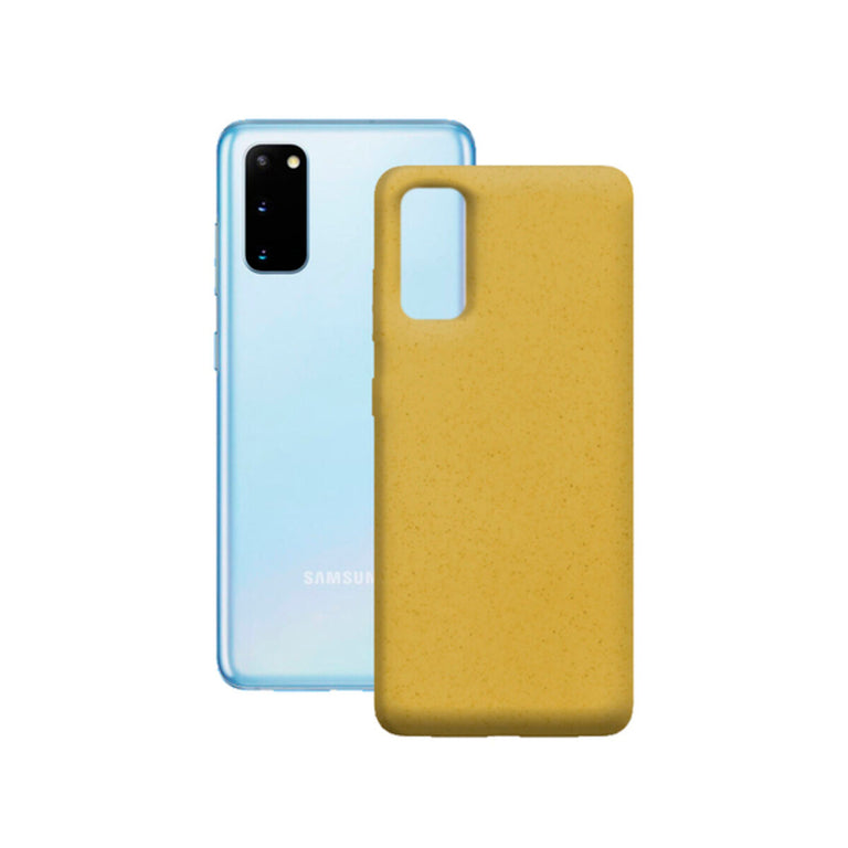 Funda para Móvil KSIX Samsung Galaxy S20 Plus Eco-friendly Amarillo