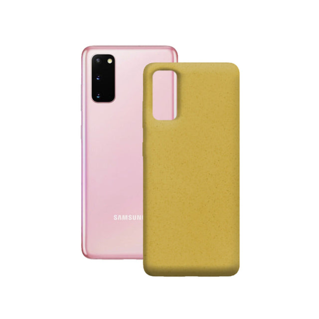 Funda para Móvil KSIX Samsung Galaxy S20 Eco-friendly Amarillo