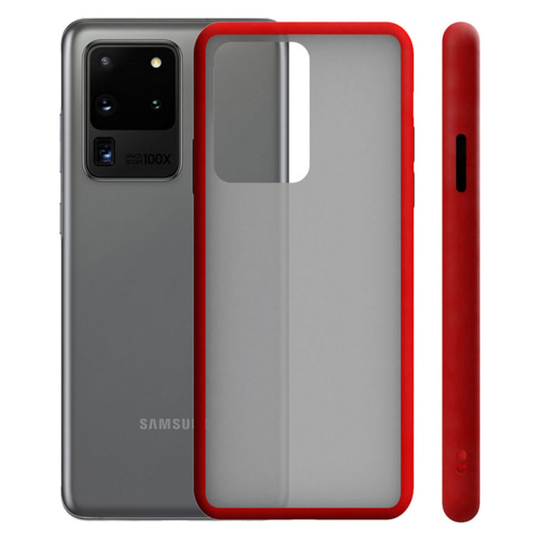 <transcy>Coque mobile Samsung Galaxy S20 Ultra KSIX Duo Soft</transcy>