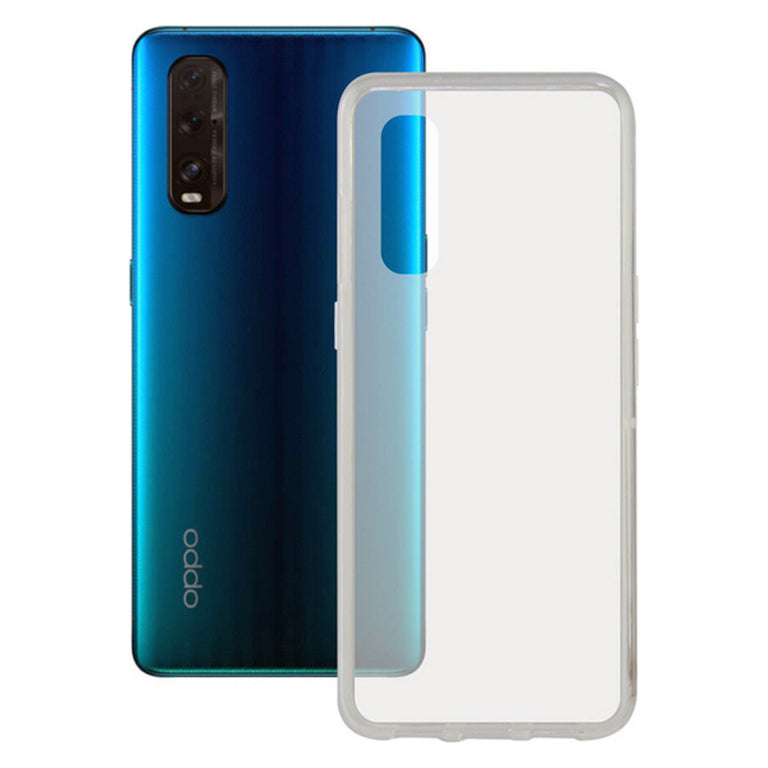 Funda para Móvil Oppo Find X2 KSIX Flex TPU Transparente