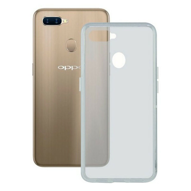 Funda para Móvil Oppo A7 KSIX Flex TPU