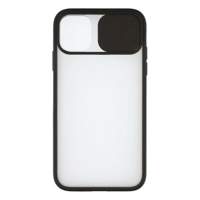 Funda para Móvil con Borde de TPU iPhone 12 Pro KSIX Duo Soft Cam Protect Negro