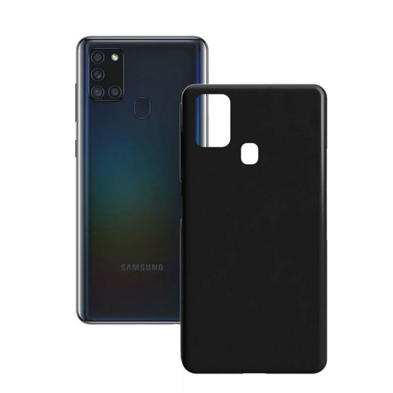 Funda para Móvil Samsung Galaxy A21s Contact Silk TPU Negro