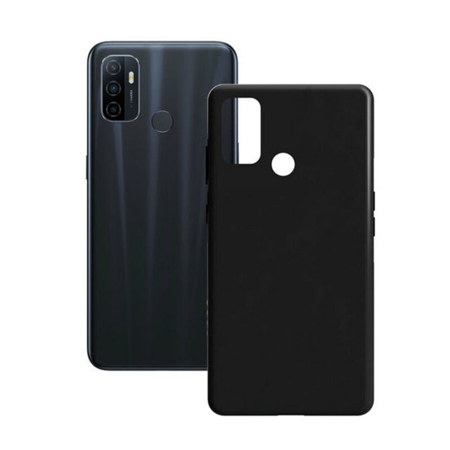 Handyhülle Oppo A53s Contact Silk TPU Schwarz