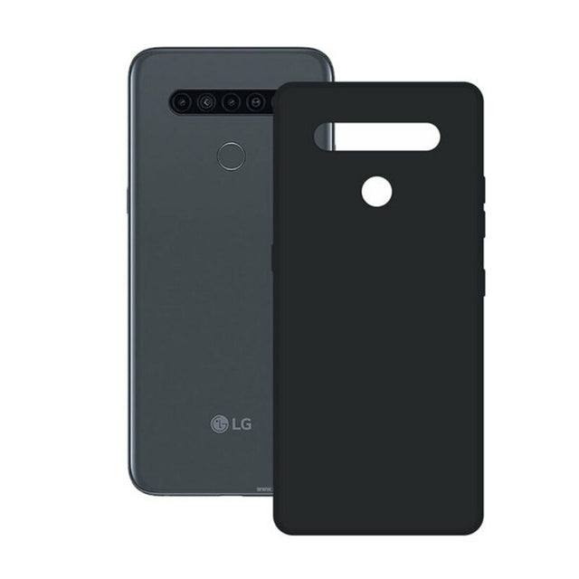 Handyhülle LG K41S Contact Silk TPU Schwarz