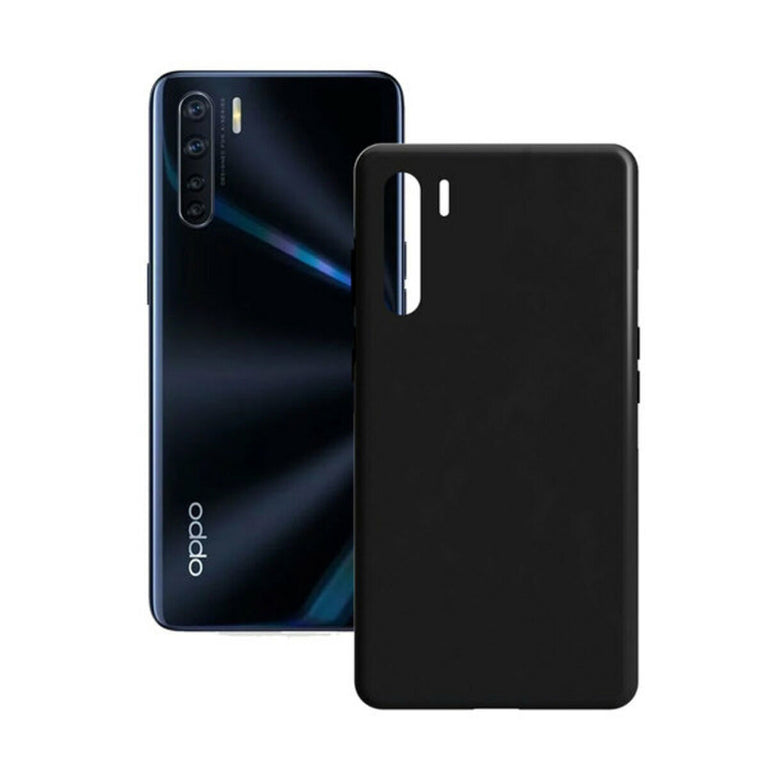 Handyhülle Oppo A91 Contact Silk TPU Schwarz