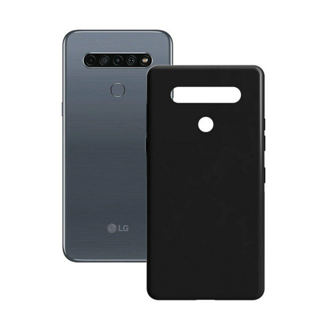 Handyhülle LG K61 Contact Silk TPU Schwarz