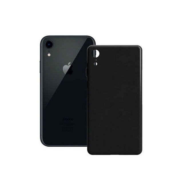 Handyhülle iPhone XR Contact Silk TPU Schwarz