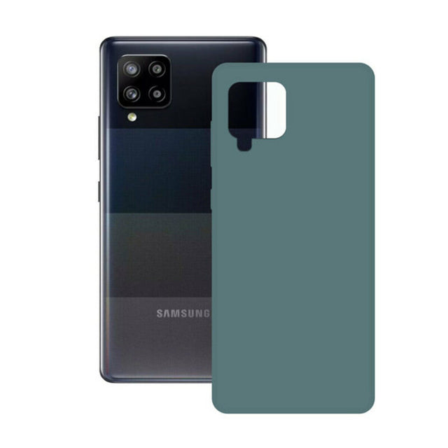 Funda para Móvil Samsung Galaxy A42 KSIX Silk TPU Verde