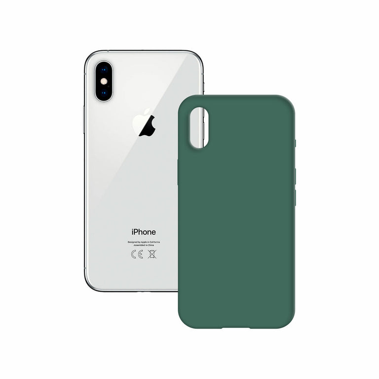 Funda para Móvil KSIX iPhone Xs Max Verde