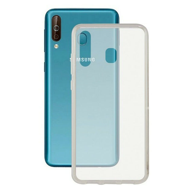 Funda para Móvil Samsung Galaxy A40s KSIX Flex TPU Transparente