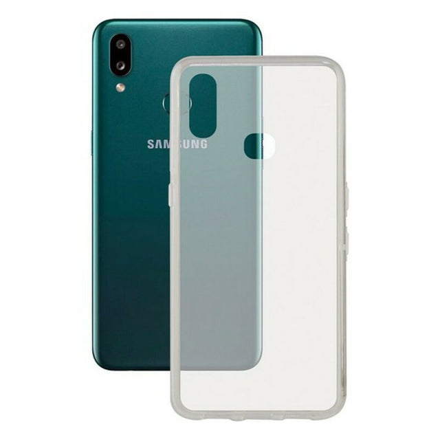 Funda para Móvil Samsung Galaxy A10s KSIX Flex TPU Transparente