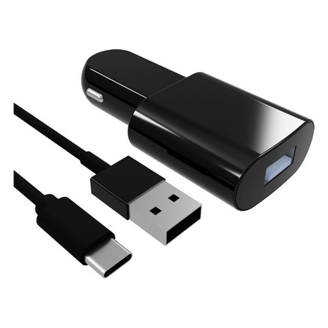 Contact USB-C-Autoladegerät (1 m) Schwarz