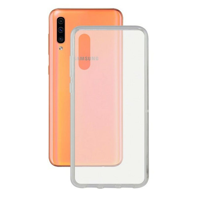 Funda para Móvil Samsung Galaxy A70 Contact Flex TPU Transparente