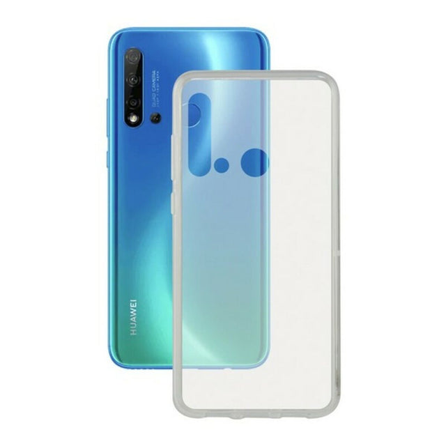 Funda para Móvil Huawei Nova 5i KSIX Flex Transparente