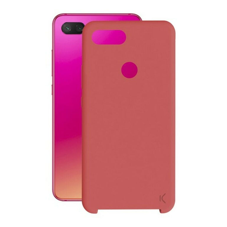 <transcy>Housse mobile Xiaomi Mi 8 Lite KSIX Soft Rouge</transcy>